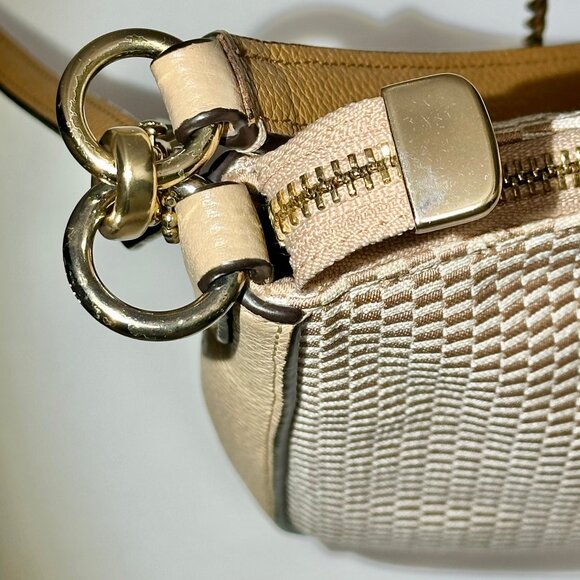 COACH Legacy Jacquard Chelsea Convertible Crossbody Shoulder Bag Beechwood 28892 - Picture 13 of 16